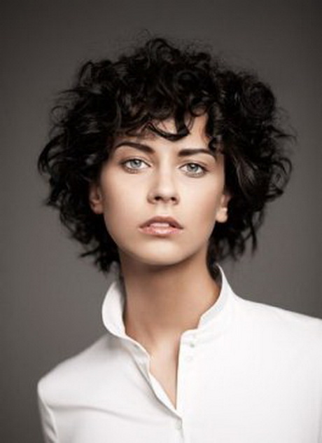 Curly Hairstyles for Short Hair Pinterest