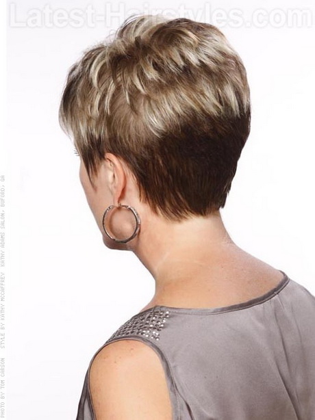 Back View Of Short Haircuts For Women