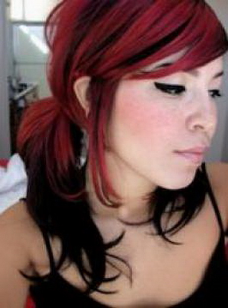 black-and-red-hairstyles-32-3 Black and red hairstyles