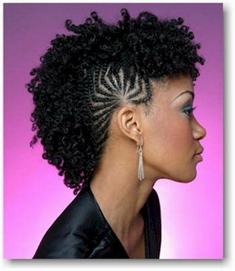 Braided mohawk hairstyles for black girls