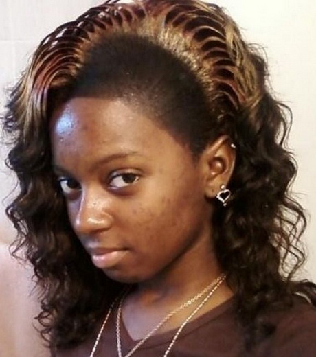 hairstyles braids with weaveBlack Weave Braided Hairstyles Braided ...