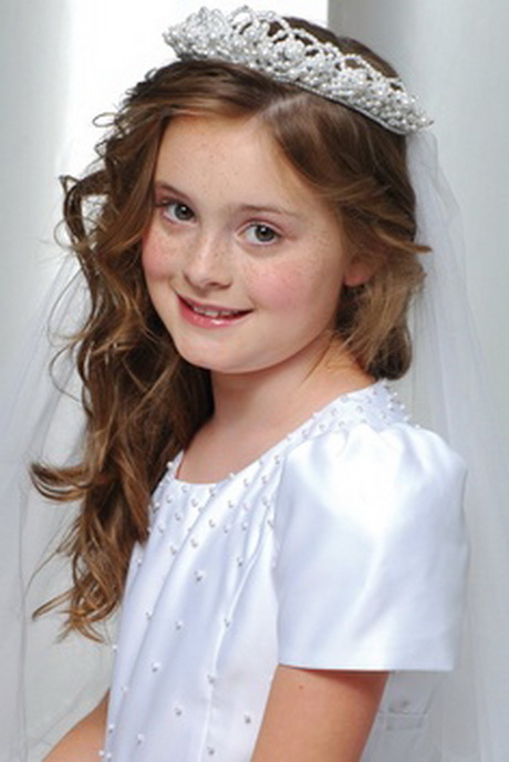 First Communion Hairstyles on Pinterest