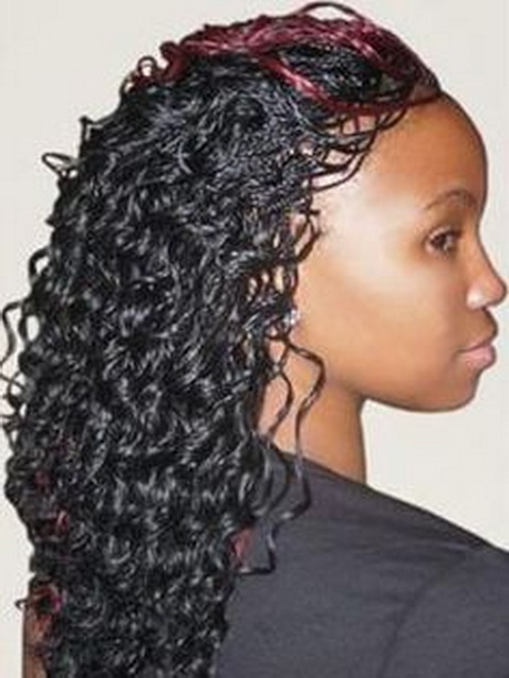 curly/ wavy micro braids i would like to try these blonde braids and ...