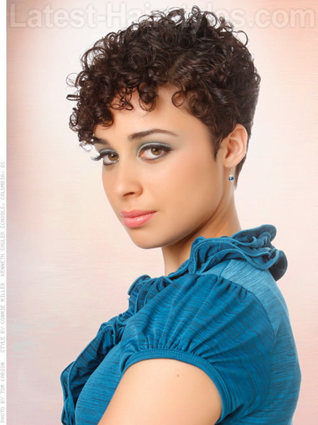 Curly girls can rock pixie hairstyles too! Leave the top a bit longer ...
