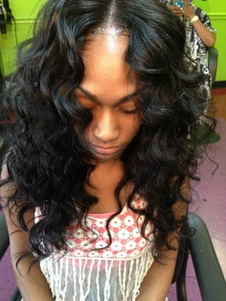 Curly sew in hairstyles