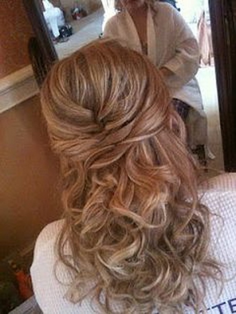 Formal Hairstyles for Medium Hair | Wedding Hair half up style with ...