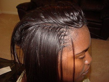 wave invisible micro braids styles