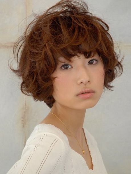 Asian Curly Hairstyle 105