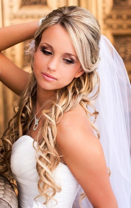 long-bridal-hairstyles-with-veil-25-18 Long bridal hairstyles with veil