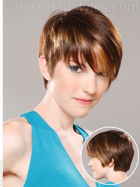 ... cute and short hairstyle for back to school. How To Style: 1. Short