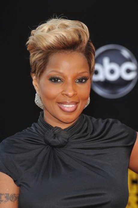 Mary J Blige Short Hairstyles Mary J Blige Short Hairstyles