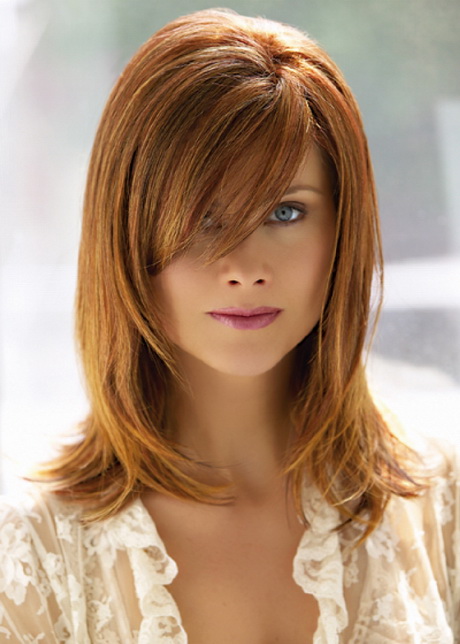 Medium Hairstyles With Side Swept Bangs Medium Hairstyles With Side Swept Bangs