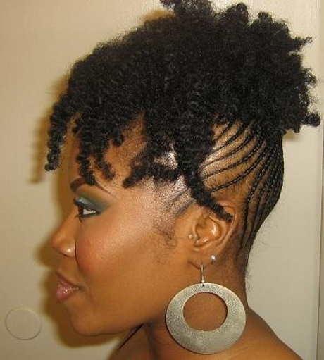 Natural braiding hairstyles