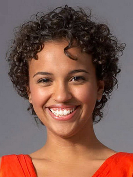 Short American Natural Curly Hairstyles 2013