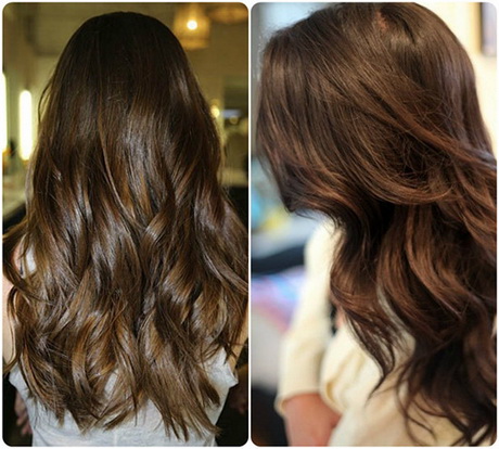 ... chocolate color with soft copper highlights for 2015 hair color trends