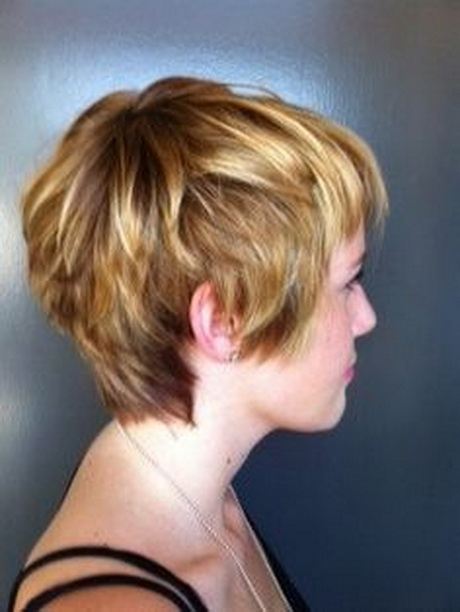 Pixie haircut back view