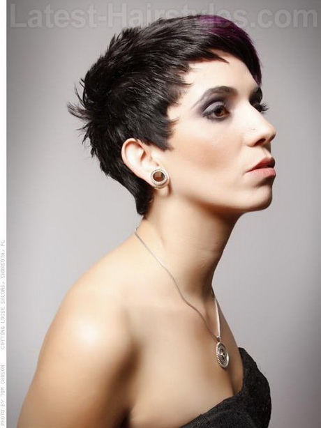 Ultra sassy pixie hairstyle for short hair