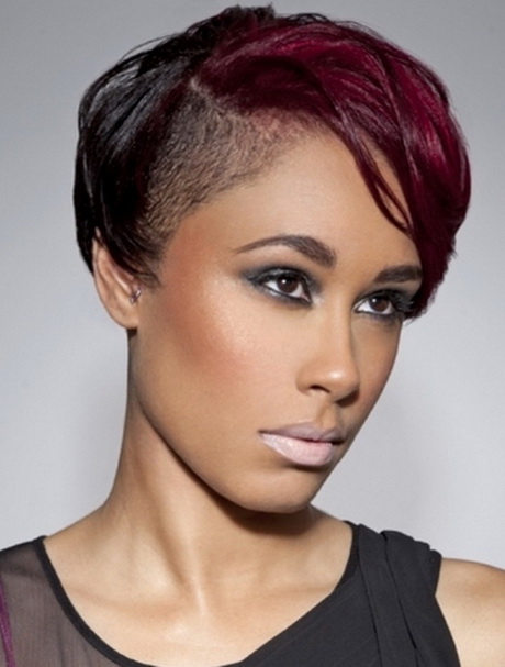 Shaved hairstyles for black women