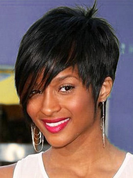 Short Hair Styles For Black Women With Round Faces