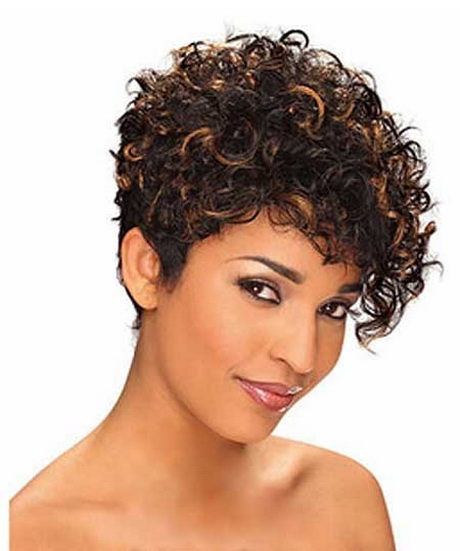 Short haircuts for curly hair 2015