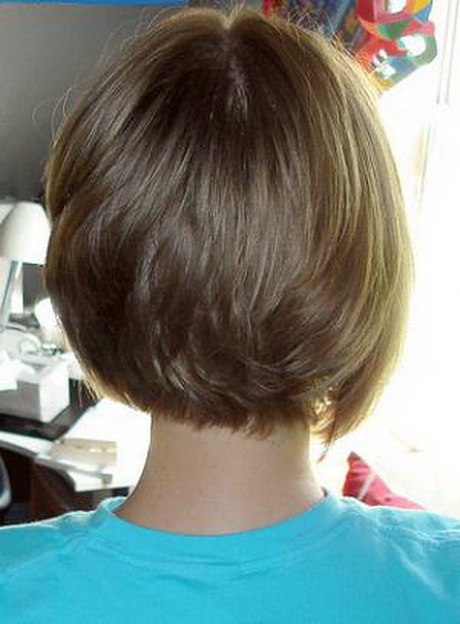 Short haircuts front and back view