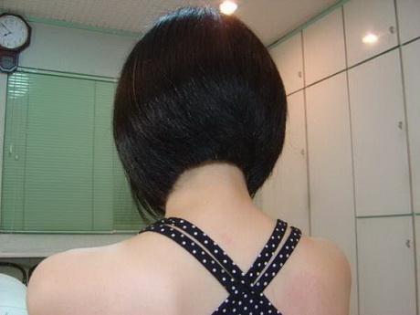 Short hairstyles back view