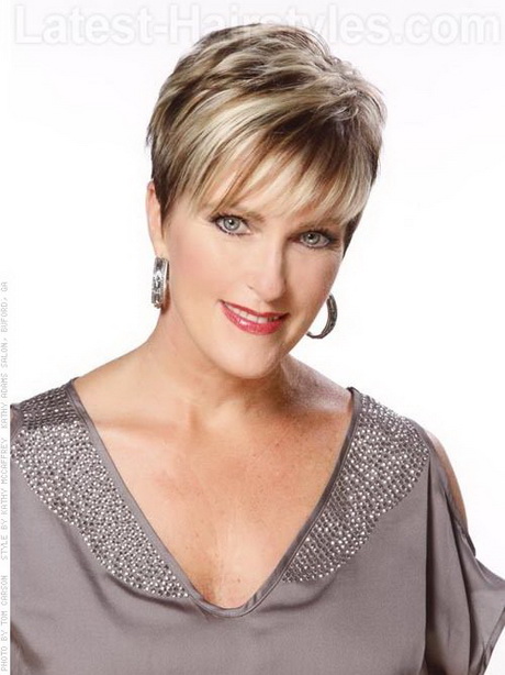 Short Hairstyles For Older Women With Thick Hair