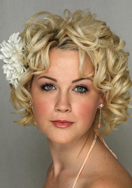 short-hairstyles-for-round-faces-and-curly-hair-01-12 Short hairstyles for round faces and curly hair