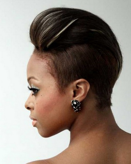 Short mohawk hairstyles for black women