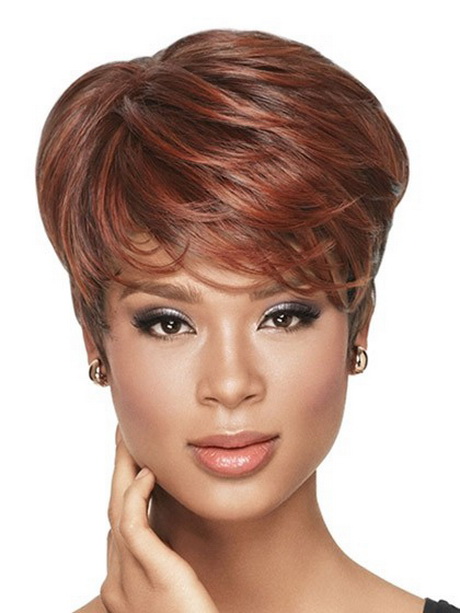 ... Wigs middot; Tomboy Hairstyle Sweepy Layered Bang Tapperedd Short Wig