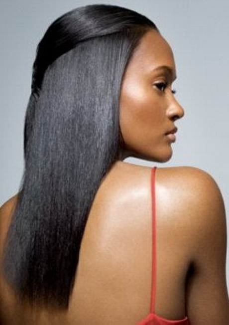 Straight hairstyles for black women