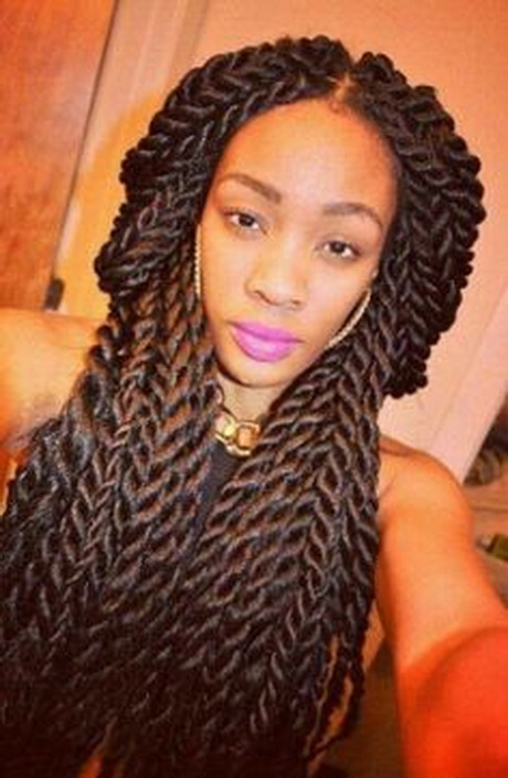 Twist braids styles