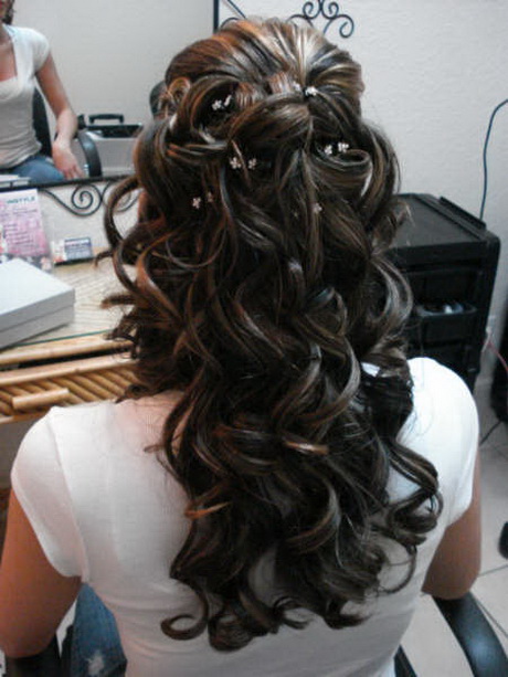 Wedding hairstyles for long hair half up half down