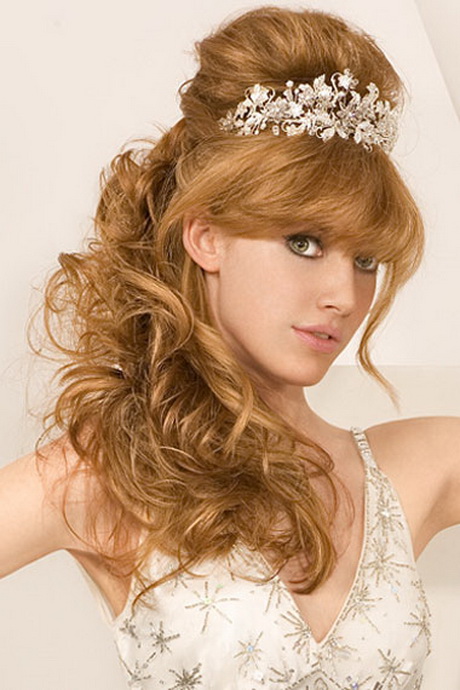 Wedding hairstyles for round faces
