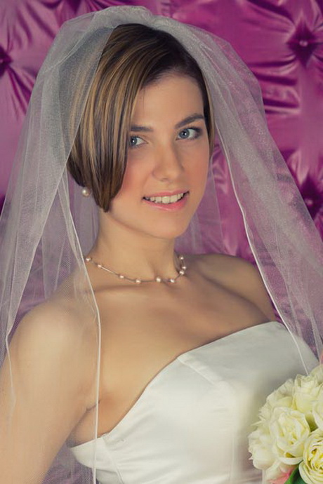 wedding-hairstyles-for-short-hair-with-veil-50-3 Wedding hairstyles for short hair with veil