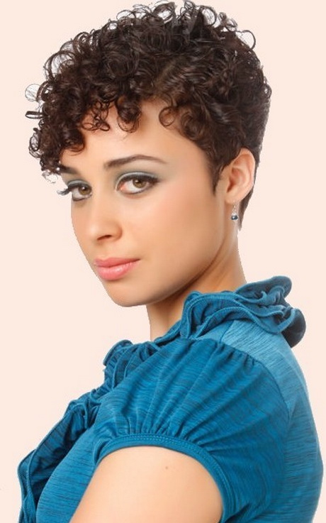 curly hairstyles for short hair. short pixie hairstyle