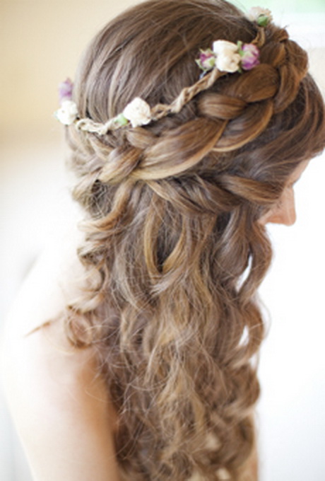 wedding-hair-with-braids-and-curls-79-5 Wedding hair with braids and curls