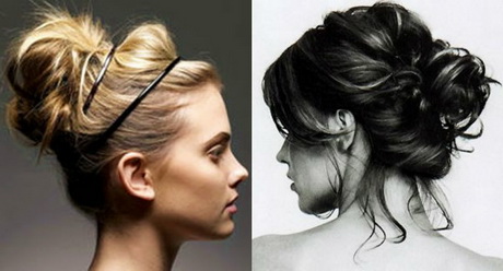 hairstyles-messy-bun-46_6 Hairstyles messy bun