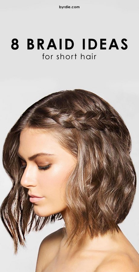 Easy braided hairstyles for short hair