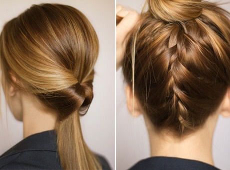 cool-buns-for-medium-hair-28 Cool buns for medium hair