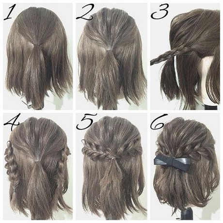 easy-updos-for-short-hair-25_15 Easy updos for short hair