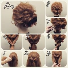 easy-updos-for-short-layered-hair-04_3 Easy updos for short layered hair