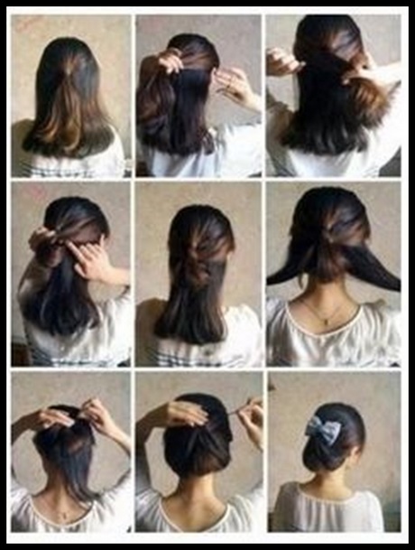 simple-hairstyles-for-medium-hair-at-home-04_8 Simple hairstyles for medium hair at home