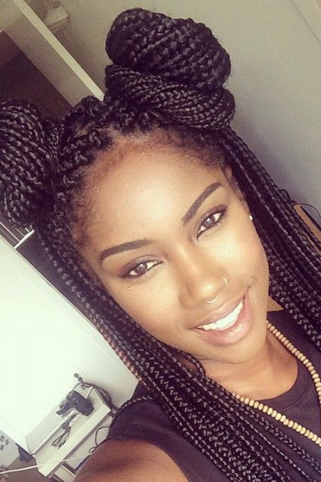 easy black braided hairstyles for quick hair