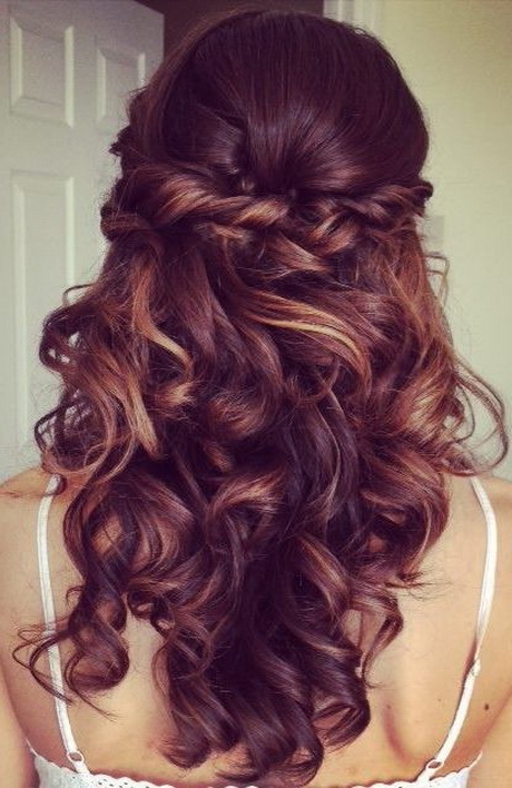 prom hairstyles for long hair down curly 2016