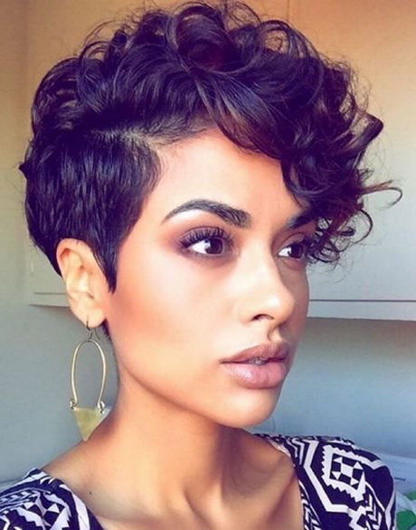 Sexy Short Hair Cuts For Black Women 86