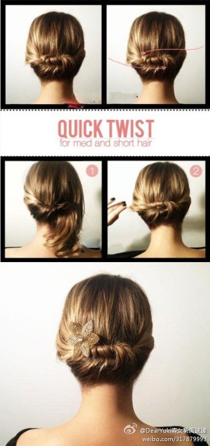 easy-fast-hairstyles-for-short-hair-01_2 Easy fast hairstyles for short hair