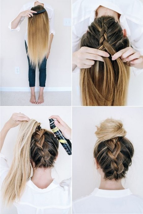 super-easy-hairstyles-for-beginners-31_7 Super easy hairstyles for beginners