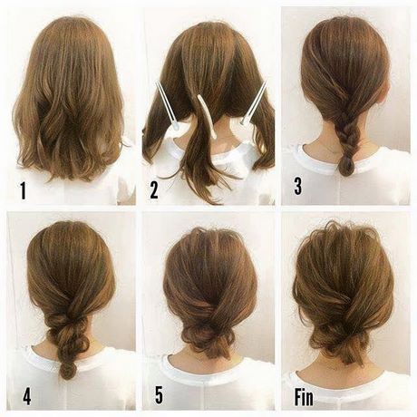 quick-easy-updos-for-medium-length-hair-06_6 Quick easy updos for medium length hair