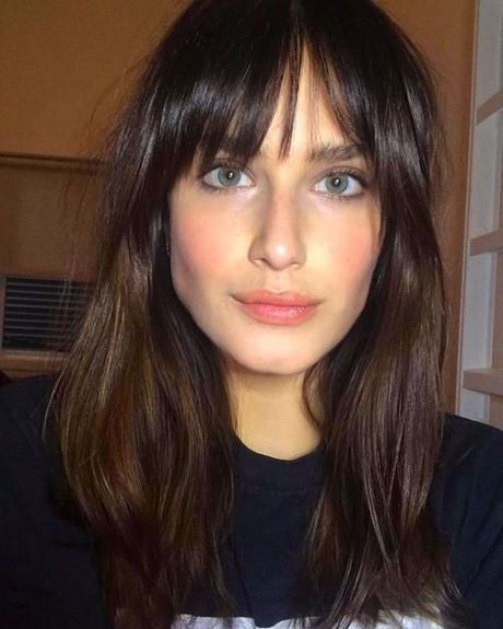 bangs-for-long-hair-2021-28_2 Bangs for long hair 2021